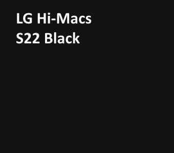 Акриловый камень LG Hi-Macs S22 Black